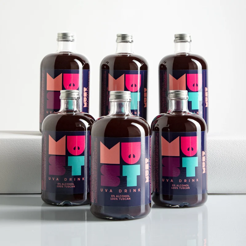 Must Uva Drink set 6 Bottiglie da 50 cl