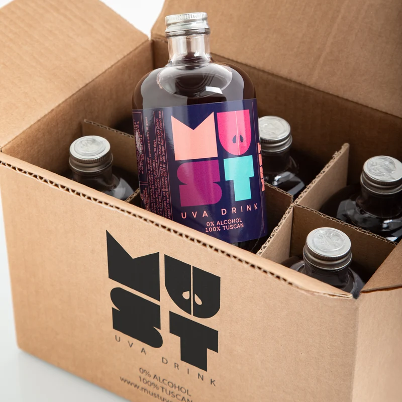 Must Uva Drink set 6 Bottiglie da 50 cl