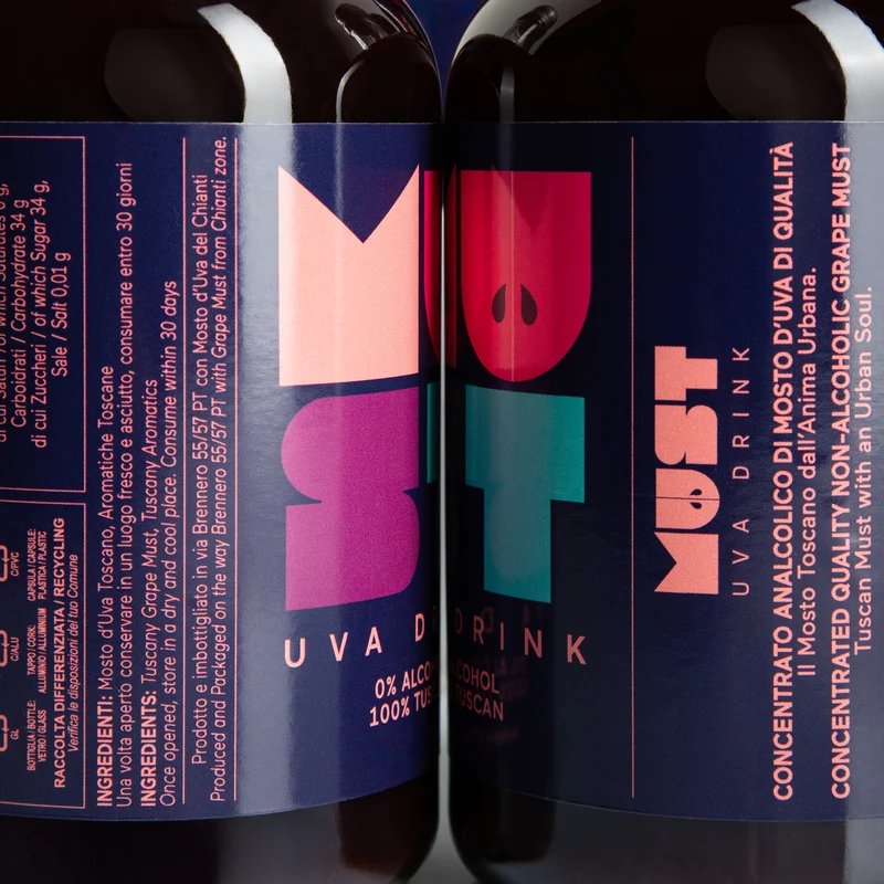 Must Uva Drink set 6 Bottiglie da 50 cl