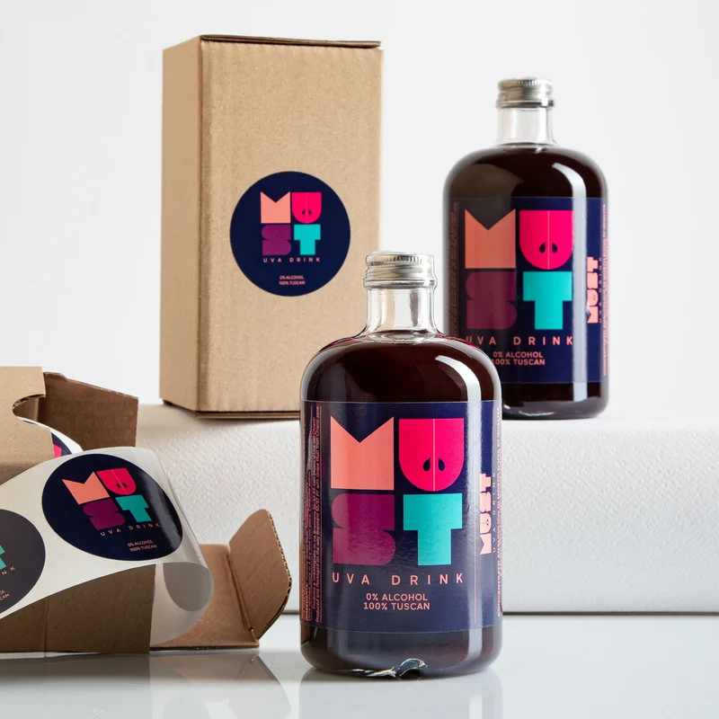 Must Uva Drink set 2 Bottiglie da 50 cl