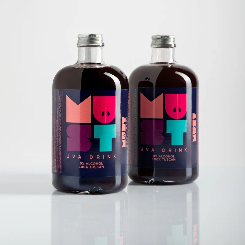 Must Uva Drink set 2 Bottiglie da 50 cl