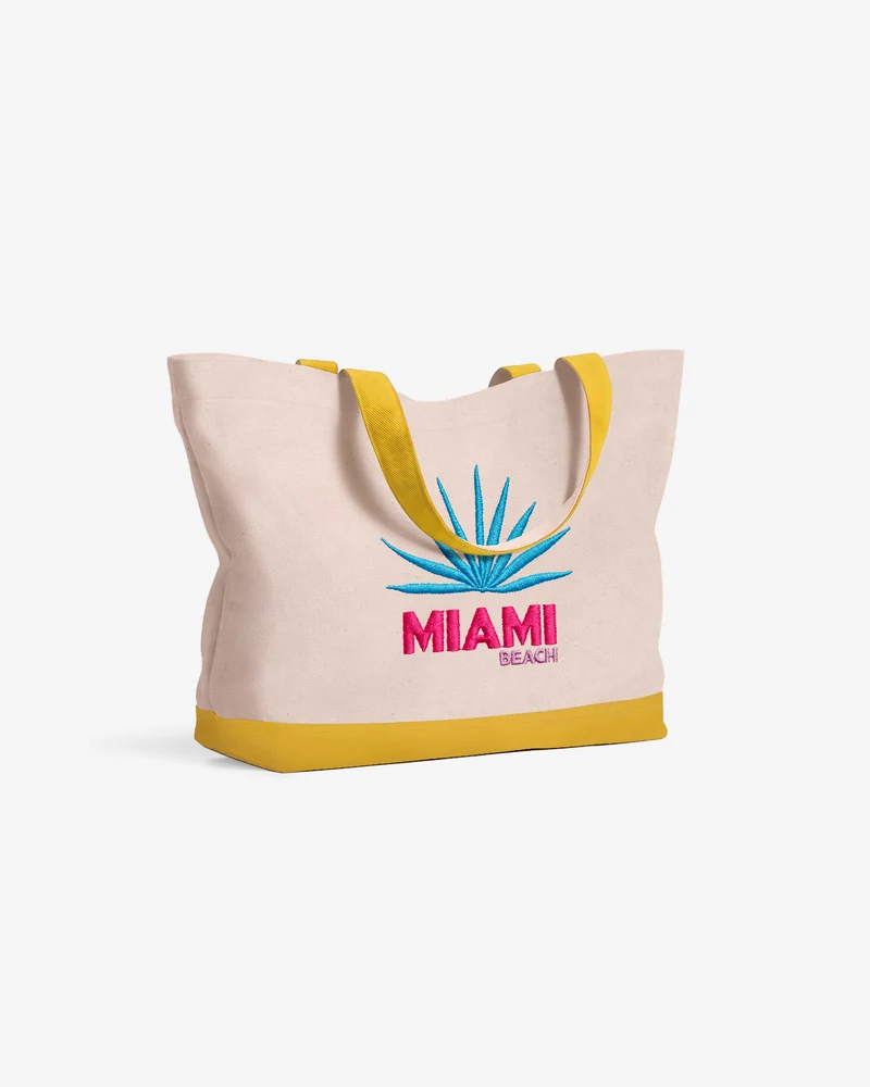 Miami Beach - Travel From Home Canvas Tote