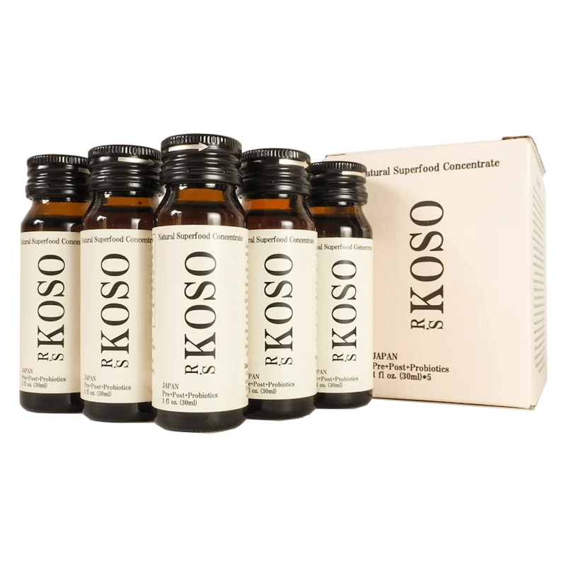 Travel Pack - Japanese Postbiotic Drink (30ml/1oz × 5 bottles) - R's KOSO - Concentrated