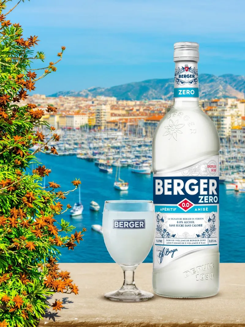 Apéritif anisé BERGER sans alcool 0,0%