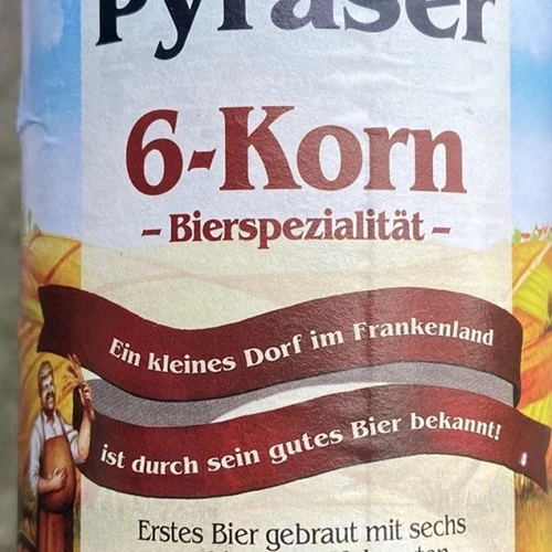 PYRASER 6-KORN BIER bottiglia 0,50L