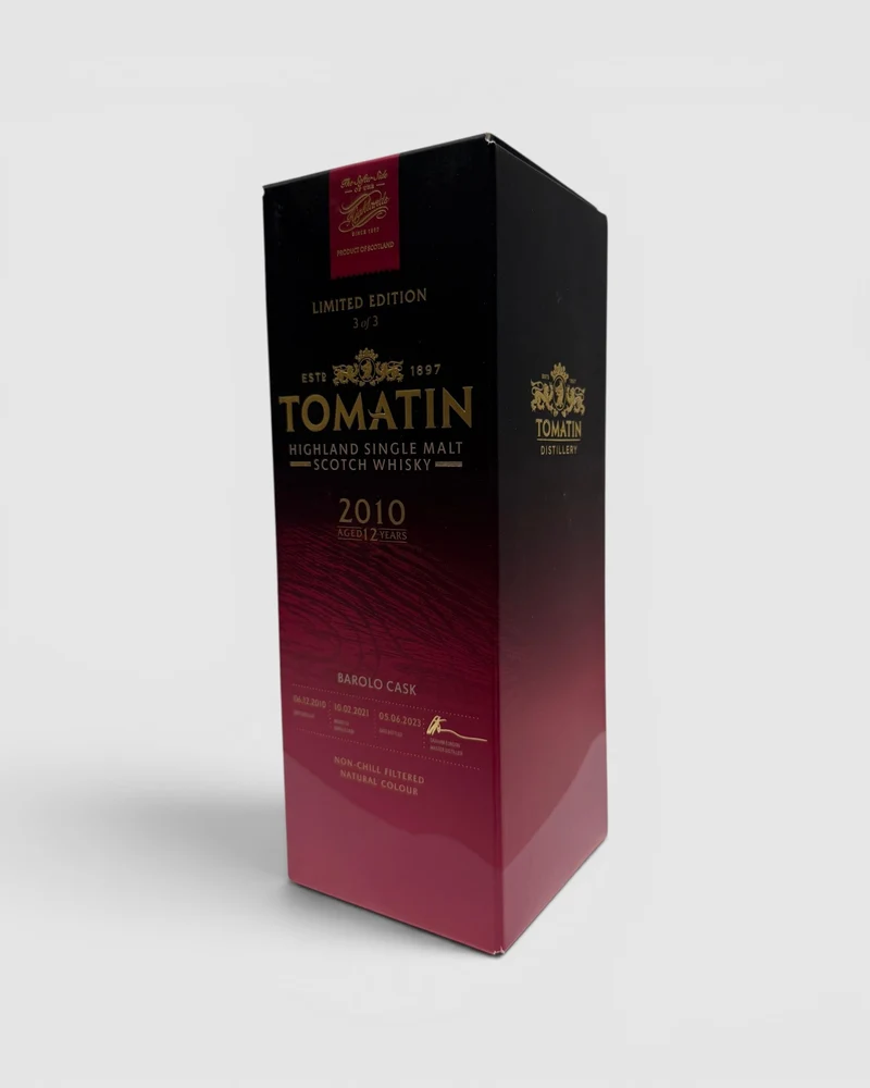 Tomatin 12 Yo Italian Collection Barolo Cask 2010 - Limited Edition Italian Collection