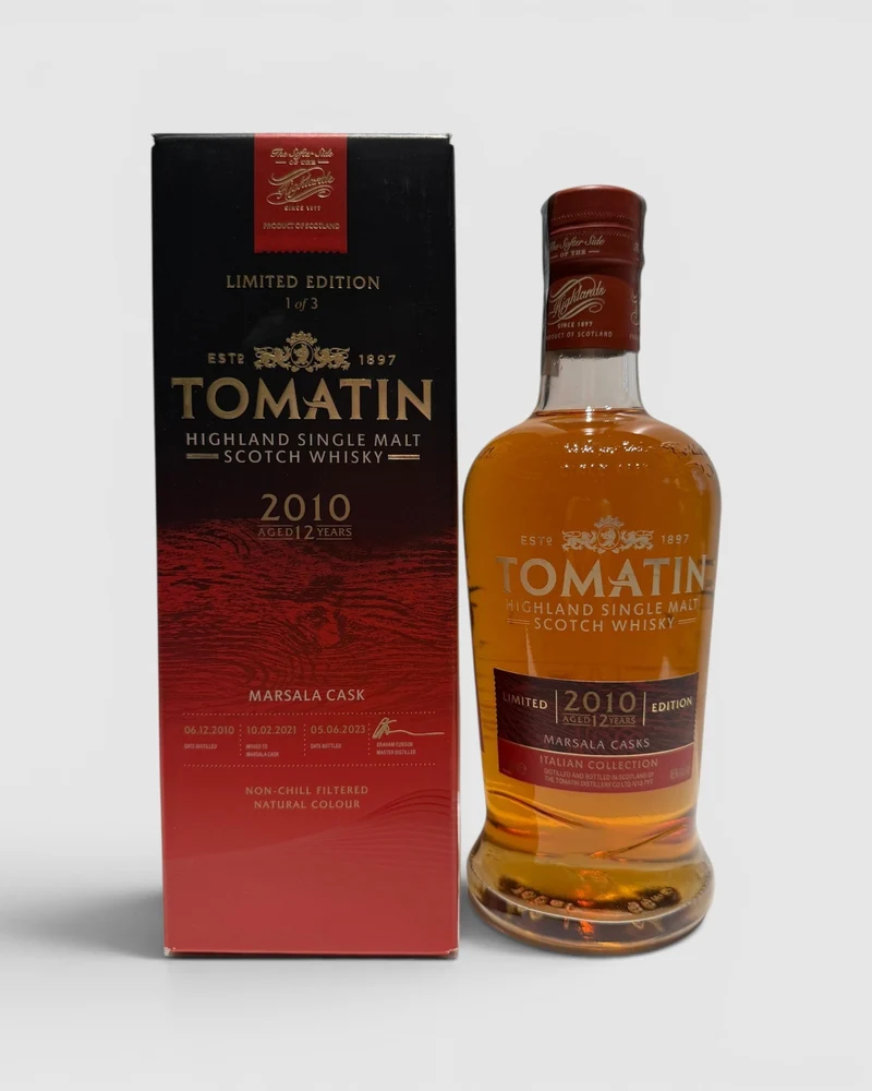 Tomatin 12 Yo Italian Collection Marsala Cask 2010 - Limited Edition Italian Collection