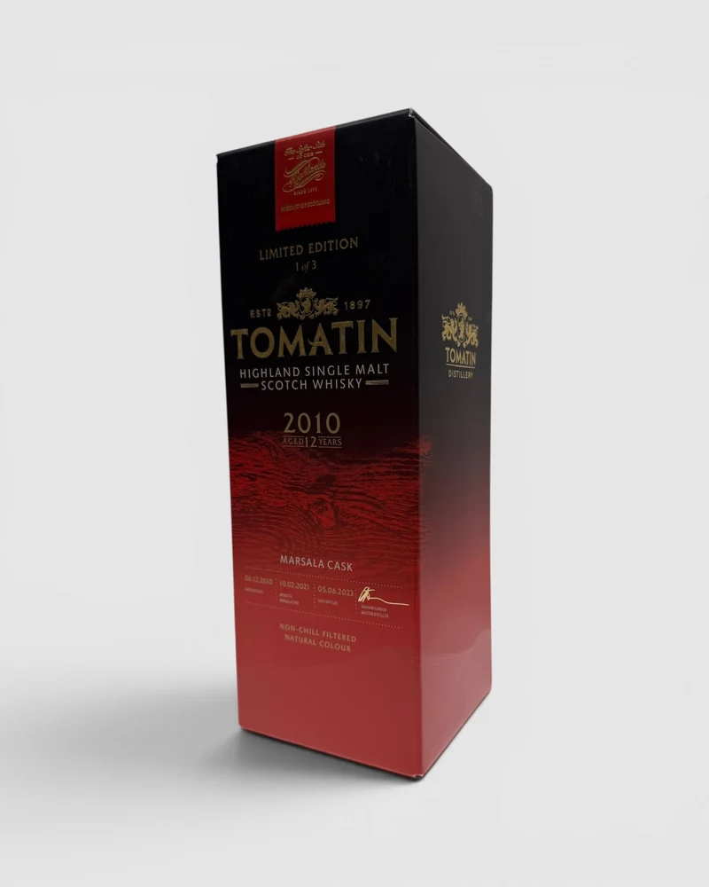 Tomatin 12 Yo Italian Collection Marsala Cask 2010 - Limited Edition Italian Collection