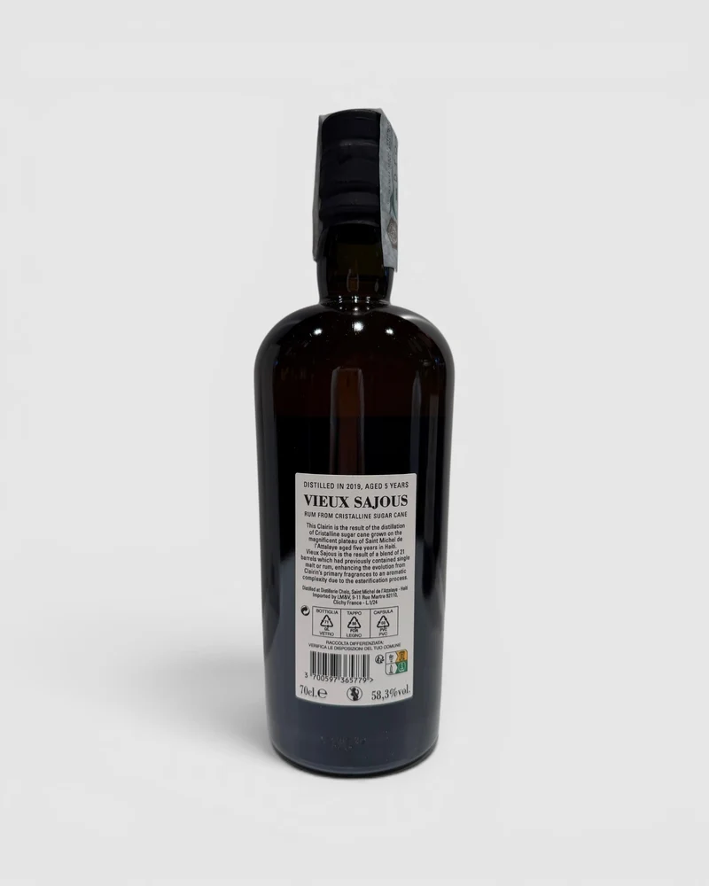 Clairin Vieux Sajous 5 Y.O. Millésime 2019