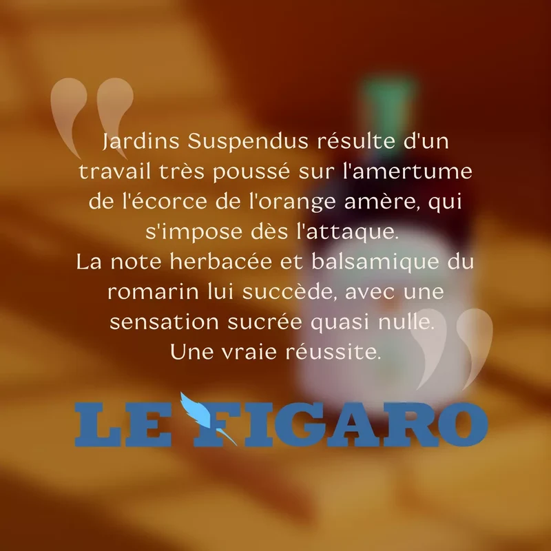 Jardins Suspendus - Orange amère & Romarin - 20 cl