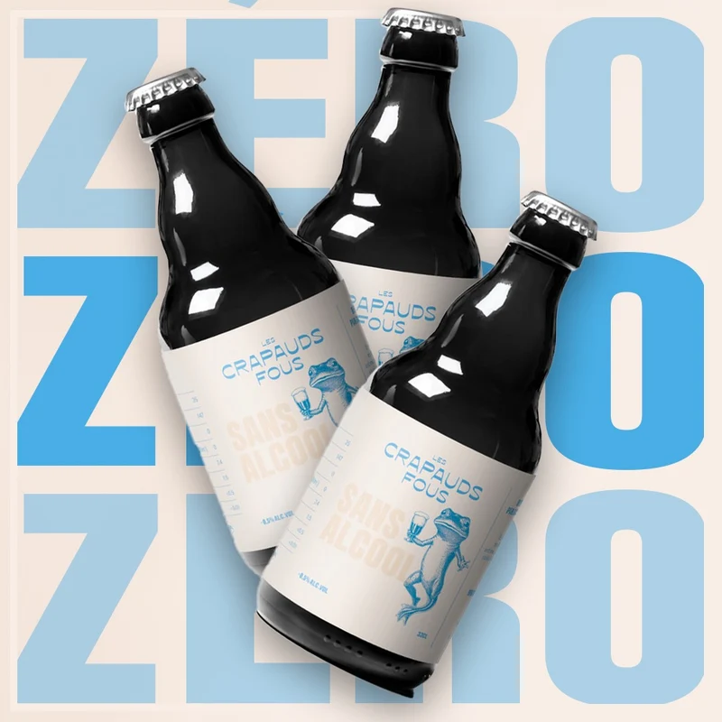 Bière blanche Les Crapauds Fous - 75 cl