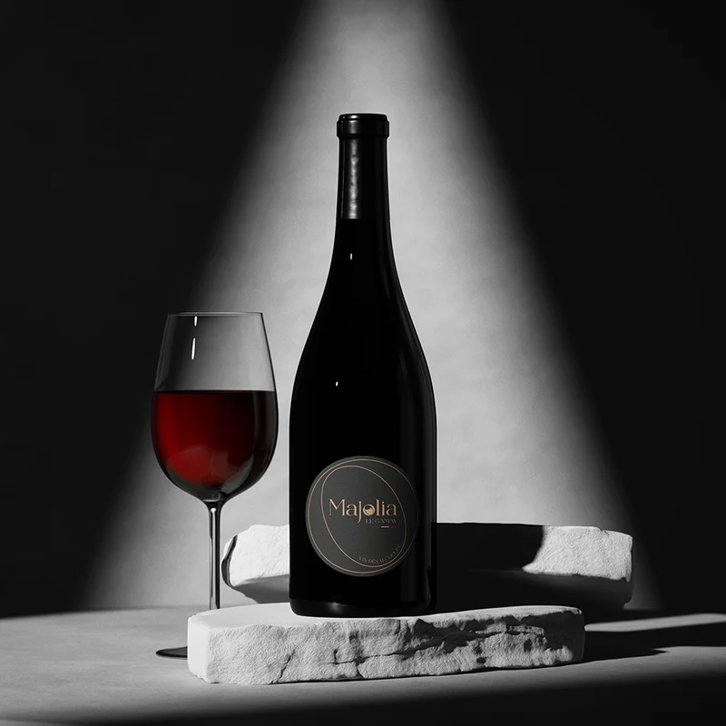 Vin rouge LE GAMAY DE MAJOLIA sans alcool 0,5%