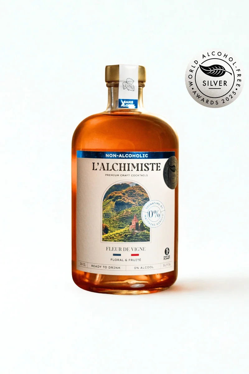 Cocktail Fleur de Sureau, fleur de Vigne 0,0% - L’Alchimiste by Matthias Giroud - 50 cl