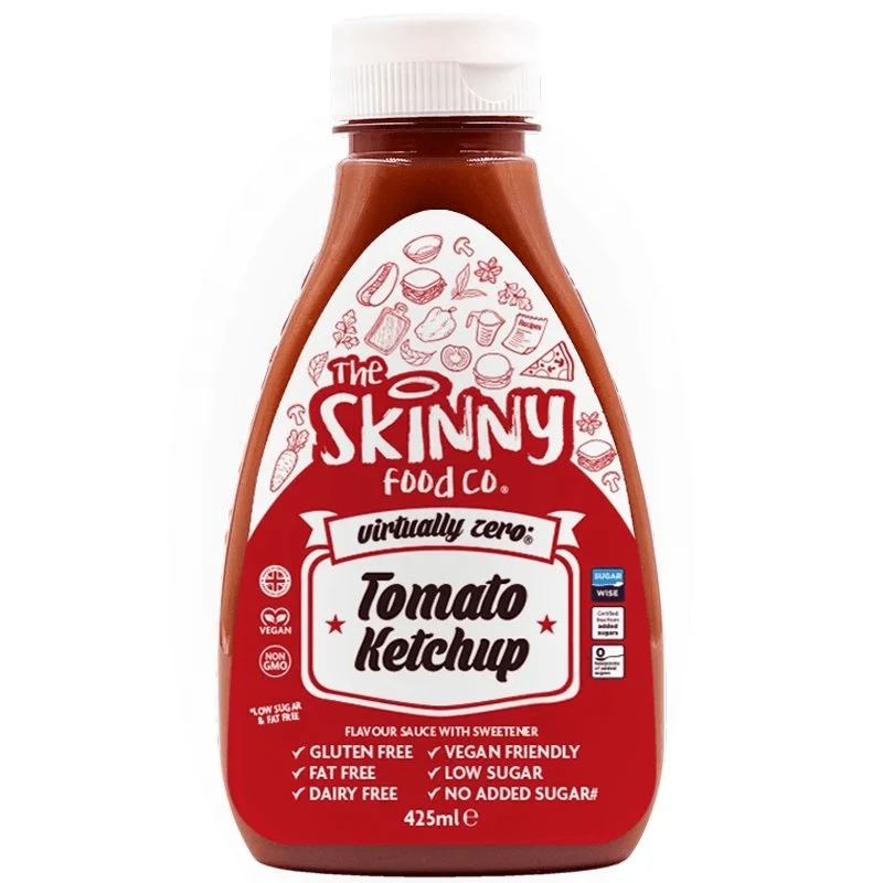 Ketchup di pomodoro a bassissimo contenuto calorico (Virtualmente Zero©) - 425 ml