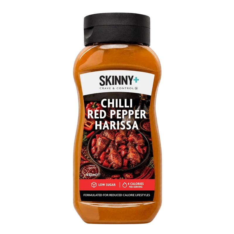 Salsa Skinny+ al gusto di peperoncino e harissa, senza zucchero - 452 ml