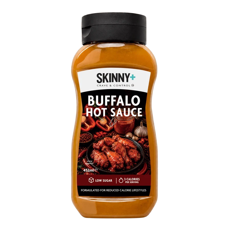Salsa Skinny+ al gusto piccante Buffalo, senza zucchero - 452 ml