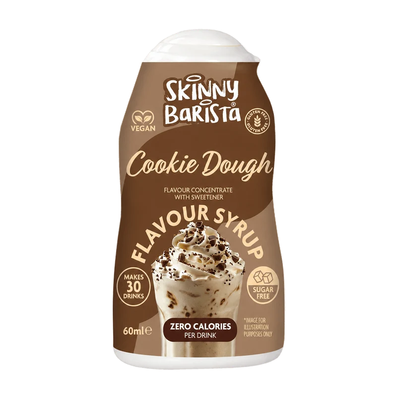 Skinny Barista - Shot al gusto di impasto per biscotti, senza zucchero - Sciroppo per caffè Skinny - 60 ml