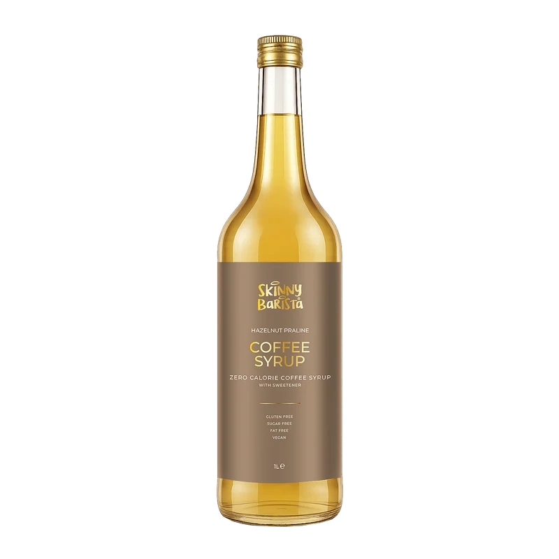Sciroppo per caffè al gusto di nocciola Skinny Barista Premium - 1 litro