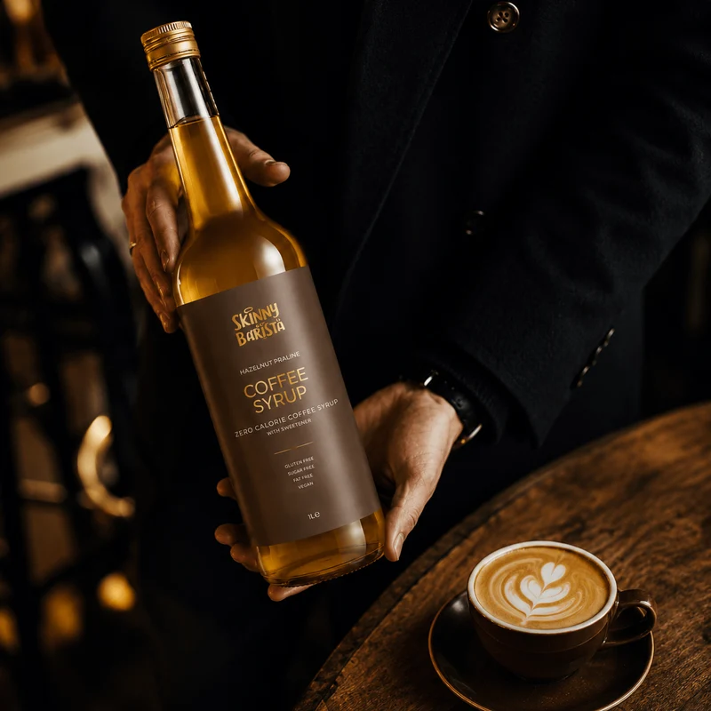 Sciroppo per caffè al gusto di nocciola Skinny Barista Premium - 1 litro