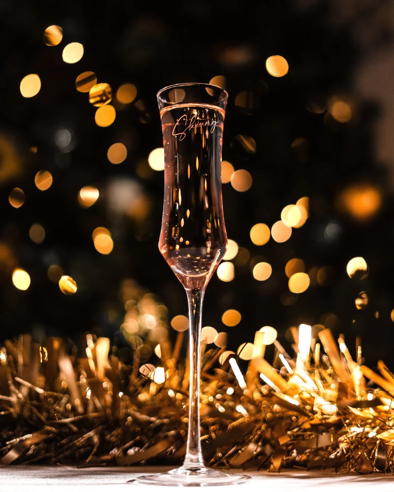Coppia di bicchieri da champagne Skinny Flutes Prosecco 'Crystal' - Set da 2