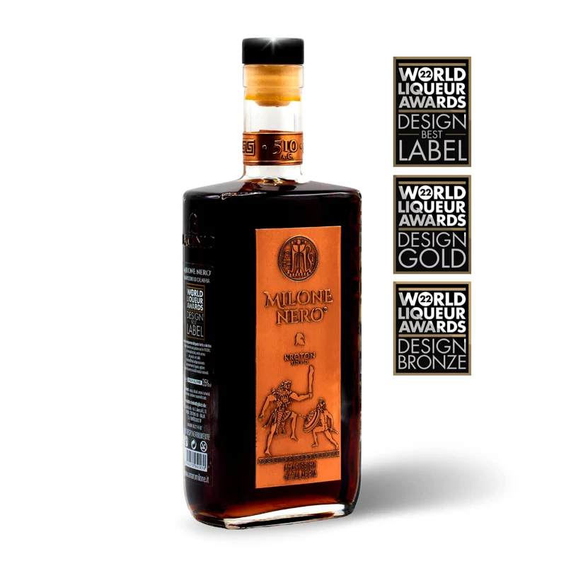 Amaro Milone Nero - amarissimo di Calabria 35% vol. digestivo amaricante prodotto artigianale
