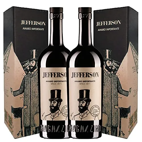 2pz. Jefferson Amaro Importante Astucciato 70 cl - Migliore Amaro al Mondo 2018