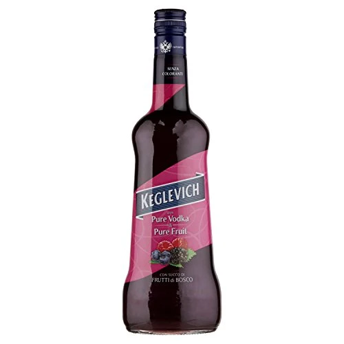 Keglevich Vodka Frutti Di Bosco, confezione da 3 bottiglia da 700 ml