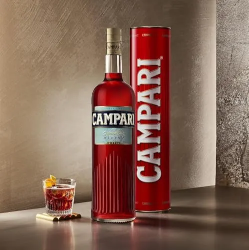Campari - Bottiglia Magnum, Limited Edition 79° Edizione Festival del Cinema di Venezia, Aperitivo Bitter Alcolico, 25% Vol