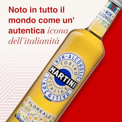 MARTINI Floreale, 75cl / 750ml, Aperitivo Analcolico Infuso con Erbe Botaniche