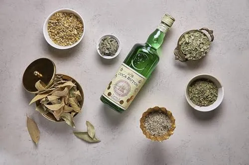 Coca Buton 70cl – Liquore a base di foglie di coca ed erbe aromatiche. 36,5% vol.