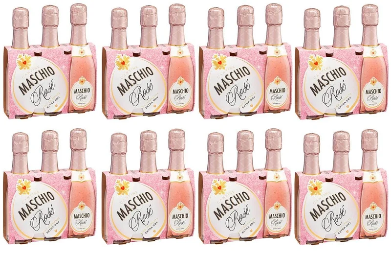 CANTINE MASCHIO MINI ROSATINO VINO SPUMANTE ROSE' EXTRA DRY 20 CL 24 BOTTIGLIETTE