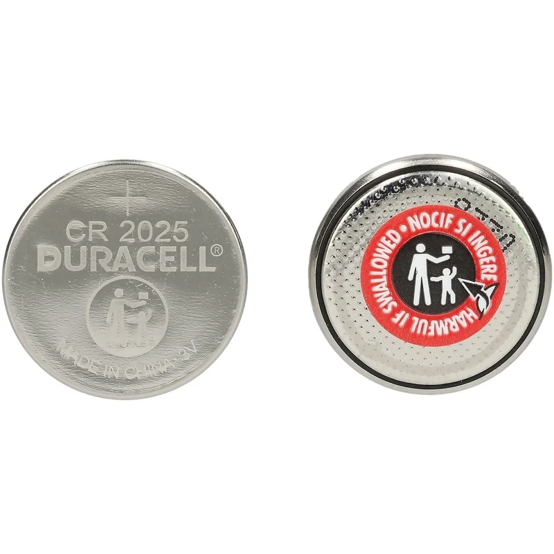 Duracell DL2025B2 Lithium 3V non-rechargeable battery - Non-Rechargeable Batteries (Lithium, Button/coin, 3 V, 2 pc(s), Grey, 22 mm)