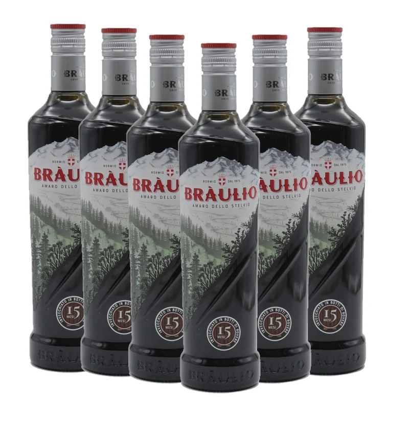 Amaro Braulio [ confezione da 6 bottiglie da 700 ml ]