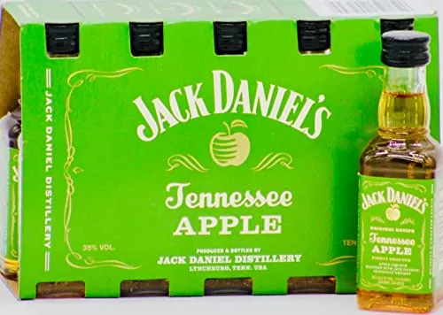 10 x Jack daniel's Tennessee Whiskey 5 cl vol miniature P.E.T.
