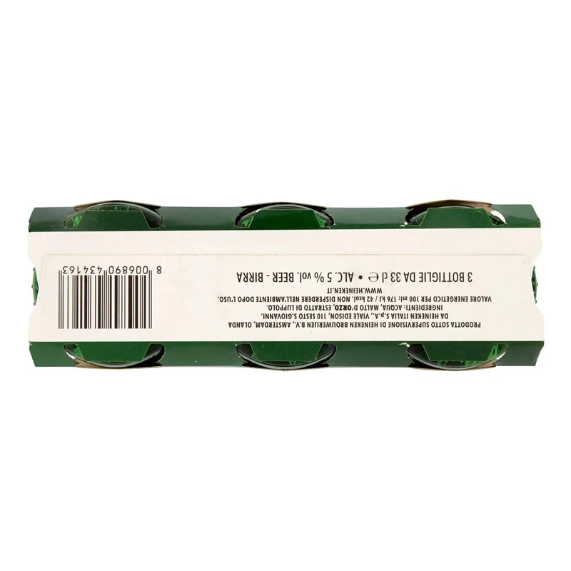 Heineken Birra Bottiglia - Confezione da 3 x 330 ml