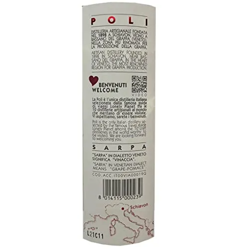Poli, Grappa Sarpa Astucciata - 700ml