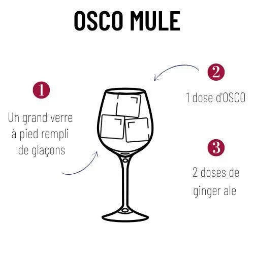 OSCO Le Rouge Ardent Bio 0,0% sans alcool