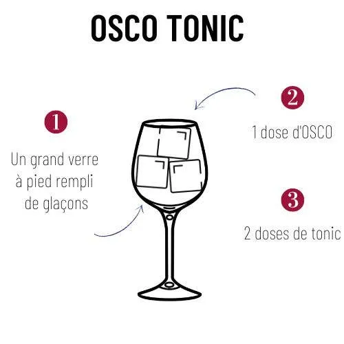 OSCO Le Rouge Ardent Bio 0,0% sans alcool