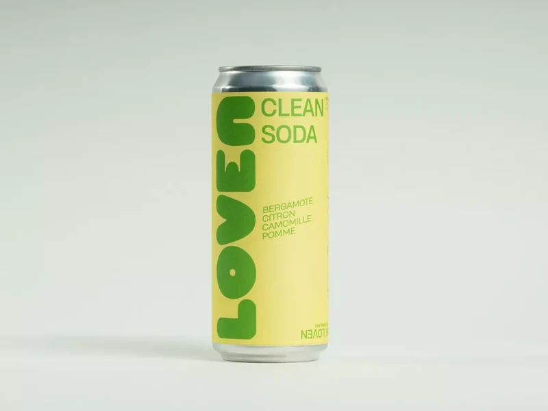 LOVEN CLEAN SODA Citron, Bergamote, Pomme & Camomille