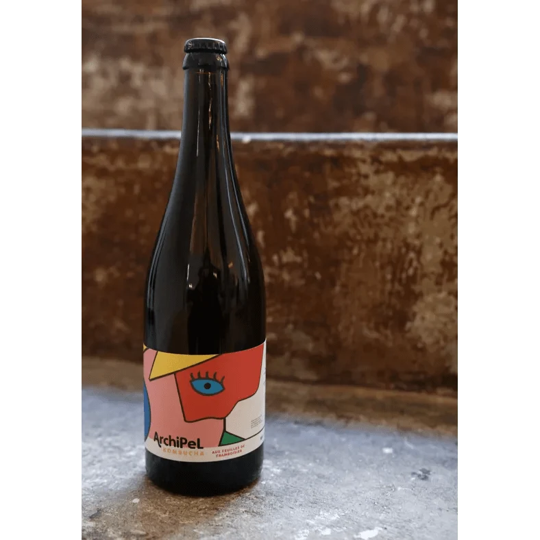 Archipel Kombucha framboisier bio 75 cl