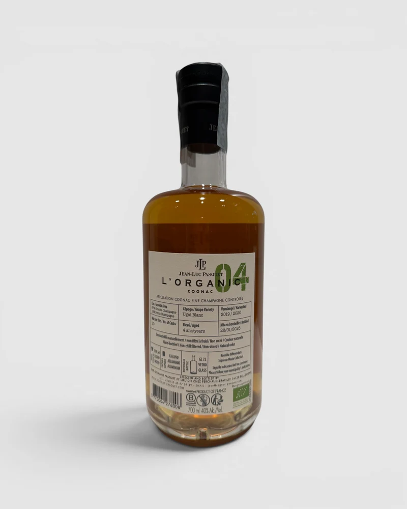 Cognac Jean-Luc Pasquet L’Organic 04