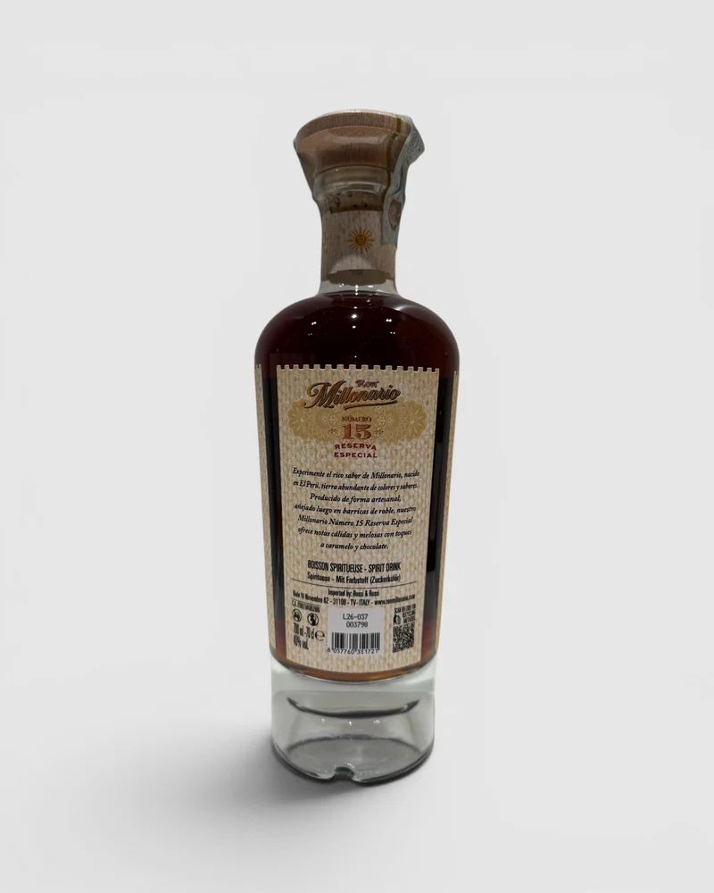 Ron Millonario 15 Anni Reserva con Due Bicchieri - Gift Box