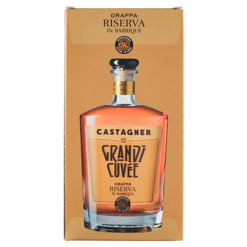 Sicilia Bedda - CASTAGNER Grappa Grandi Cru Riserva Barrique - Grappa Invecchiata oltre 18 Mesi - Cl. 50