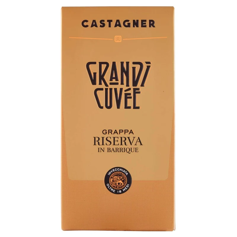 Sicilia Bedda - CASTAGNER Grappa Grandi Cru Riserva Barrique - Grappa Invecchiata oltre 18 Mesi - Cl. 50