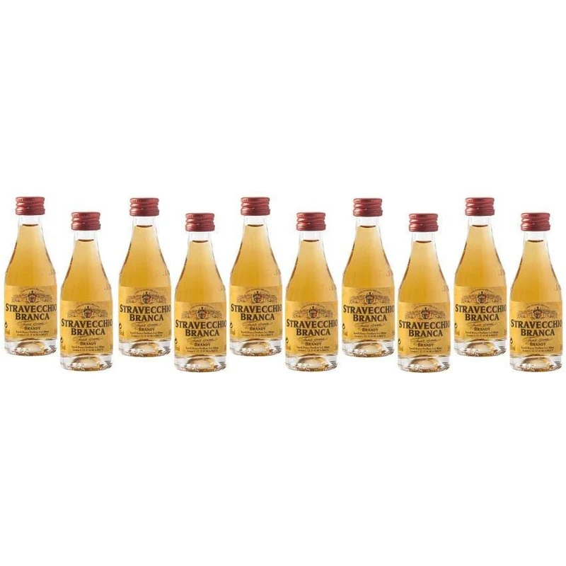 BRANCA STRAVECCHIO MIGNON MINIATURE 10 BOTTIGLIE DA 5 CL