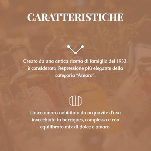 Distillerie Nonino dal 1897, Amaro Nonino Quintessentia, Liquore d'erbe nobilitato da Acquavite d'Uva invecchiata in barriques - bottiglia in vetro da 700 ml