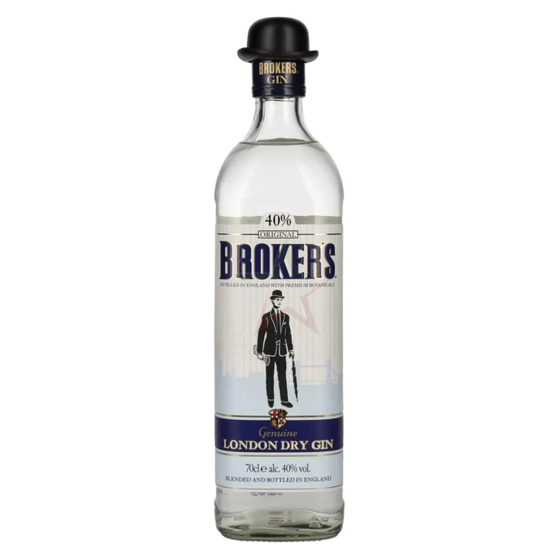 Broker's Premium London Dry Gin 40,00% 0,70 Liter