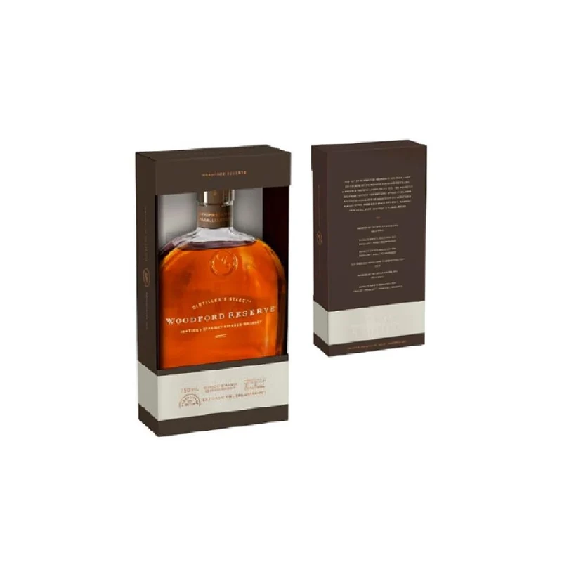 Woodford Reserve Kentucky Straight Bourbon Whiskey 70cl – Whiskey dal gusto morbido e ricco. 43,2% vol.