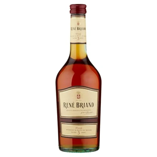 René Briand, Brandy affinato e distillato in botti di rovere per oltre 3 anni, dal boquet caratteristico - 1 bottiglia da 700 ml