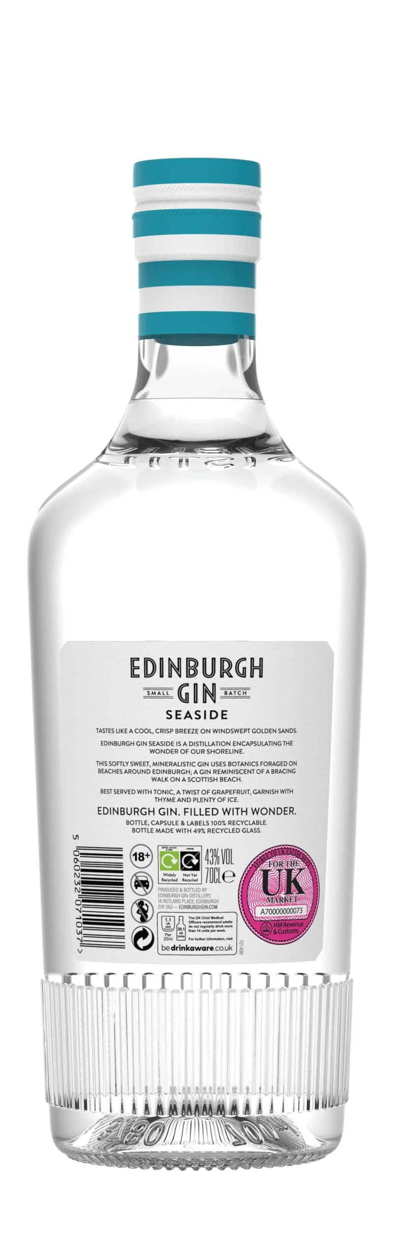 Edinburgh SEASIDE Gin 43% Vol. 0,7l
